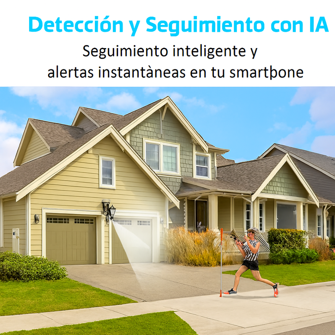 Camaras Vigilancia Exterior Doble Lente